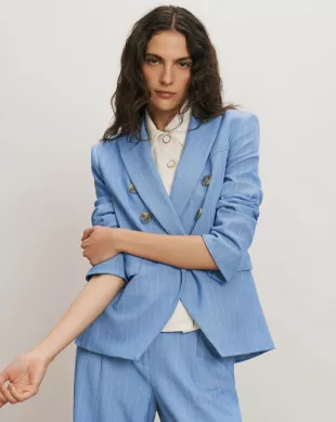 Miller Pinstripe Dickey Jacket