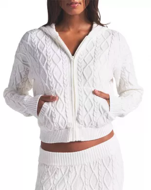 Shrunken Cable Knit Sweater