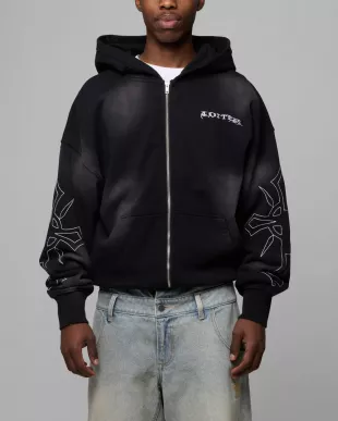 Atmosphere Full Zip Hoodie Vintage Black