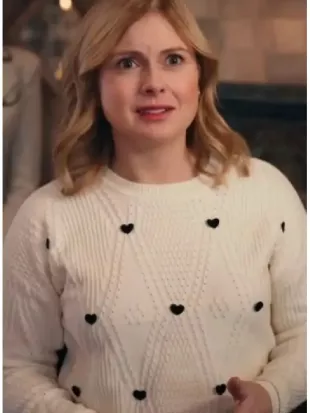 Ghosts US S05 Rose McIver Black Hearts Sweater