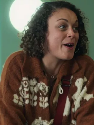 Amandaland S2 Rochenda Sandall Brown Cardigan