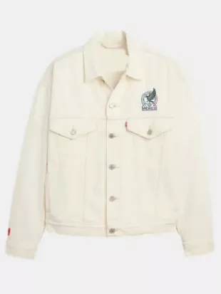 Mexico Football White Type III Jacket