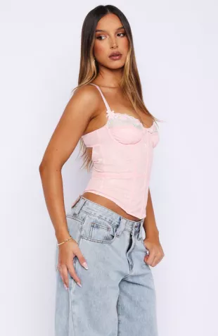 Scarlett Haze Bustier Baby Pink