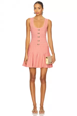 Brooke Dress in Peach