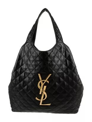 Leather Icare Maxi Shopping Tote