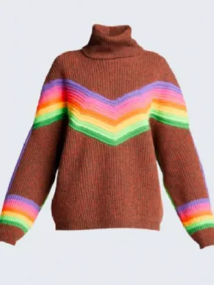 The Today Show Talia Parkinson-Jones Rainbow Striped Sweater