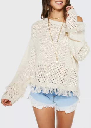 Libby Fringe Sweater