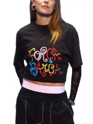Olivia Rodrigo FC Barcelona 2026 Black Tee