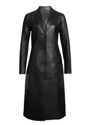 Taylor Swift London 2026 Black Leather Coat