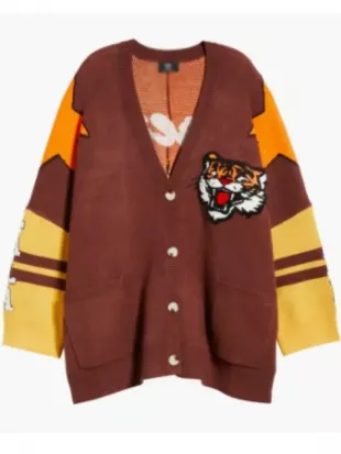 The View 2026 Whoopi Goldberg Tiger Oversized Cardigan