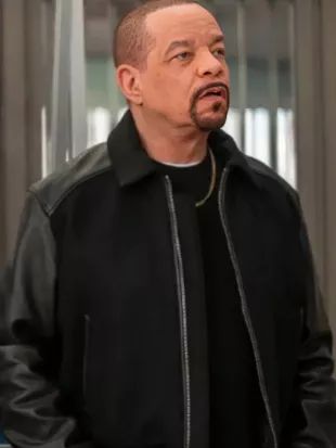 Odafin Tutuola Law and Order SVU S27 Black Jacket
