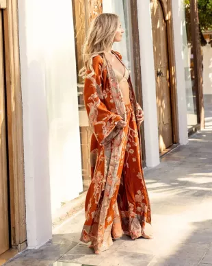 Maxi Kaftan and Modal Pants