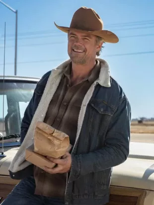 Ransom Canyon S02 Josh Duhamel Blue Jacket