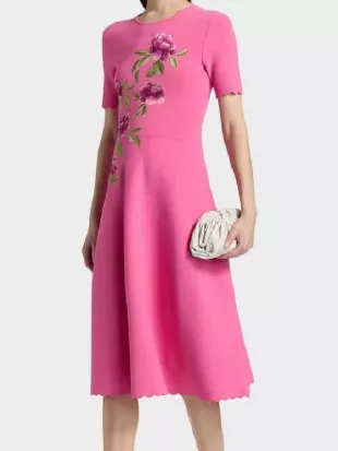 The View Ana Navarro Pink Floral Dress