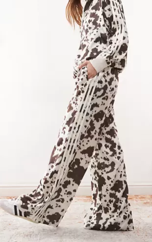 Satin Wide Leg Track Pants