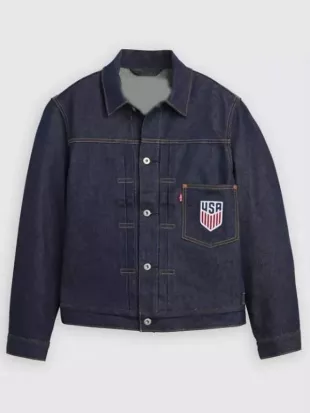 The Best Of U.S. Soccer Type I Blue Denim Jacket