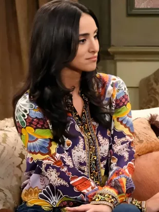 Days of Our Lives 2026 Cherie Jimenez Silk Blouse