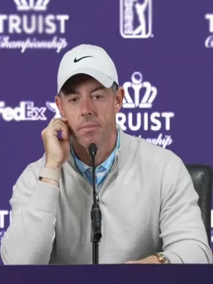 Rory McIlroy Truist Championship 2026 Grey Sweatshirt