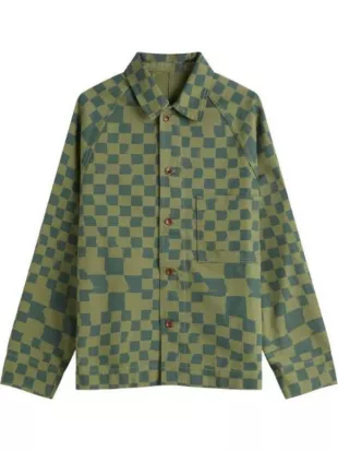 Off Campus Stephen Kalyn Olive Green Printed Jacket