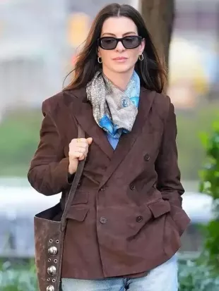 The Devil Wears Prada 2 Andy Sachs Suede Blazer