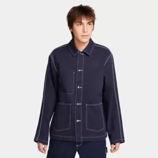 Life Canvas Chore Jacket Obsidian Blue