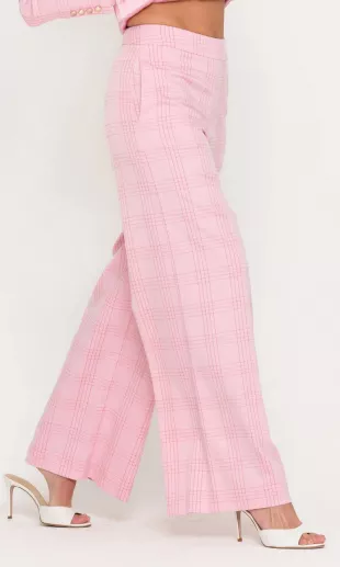 Magda Windowpane Suiting Pants