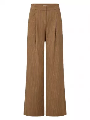 Rimini Striped Wide-Leg Pants