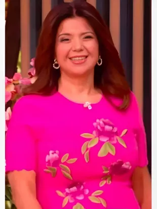 The View 2026 Ana Navarro Pink Floral Dress