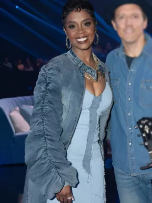 American Idol Season 24 Keyla Richardson Denim Trench Coat