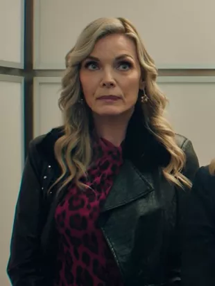 Margos Got Money Troubles Michelle Pfeiffer Crocodile Pattern Jacket
