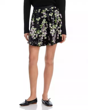 Embellished Miniskirt