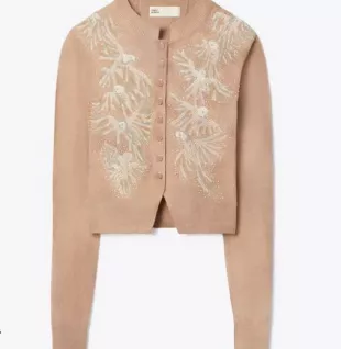 Embellished Wool Cardigan