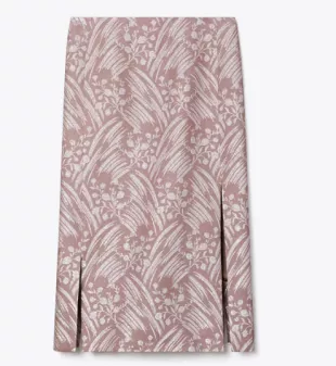 Silk Jacquard Skirt