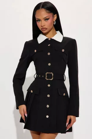 Arden Pleated Mini Dress