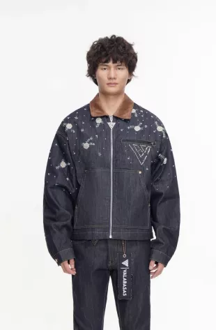 Charm Denim Blue Jacket