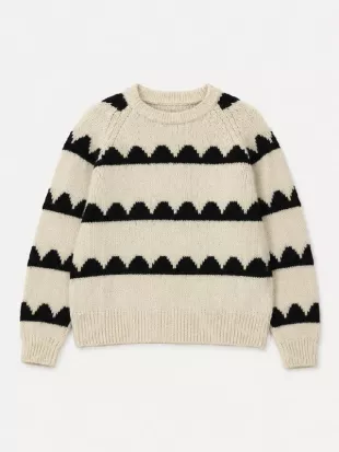 Mint Emma Laird Scallop Knit Sweater