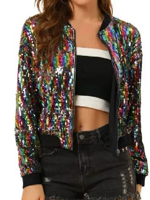 Hacks S05 Jean Smart Rainbow Sequin Jacket