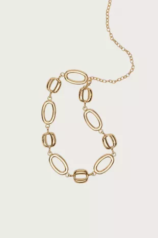 Oval Chain Belt