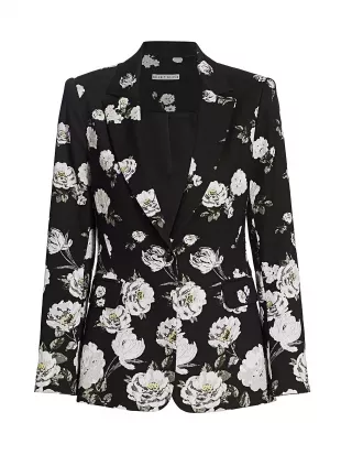 Macey Fitted Floral Blazer