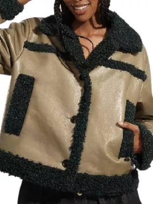 Off Campus S01 Allie Hayes Aviator Jacket