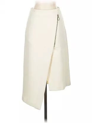 Asymmetric Midi Skirt