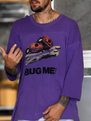 Justin Bieber LA 2026 Bug Me Purple Sweatshirt