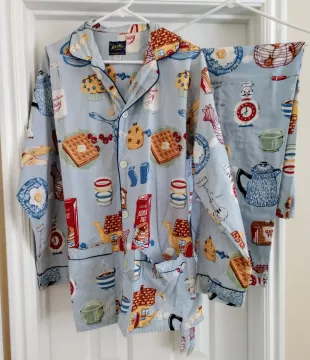 Breakfast Farm Pyjamas (Light Blue)