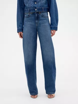 High Rise Arc Jeans