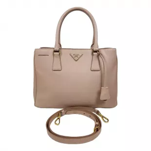 Light Pink Saffiano Lux Large Tote Bag