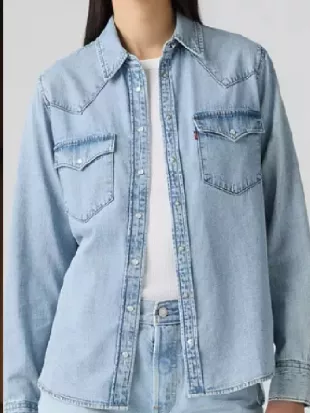 Dutton Ranch Kelly Reilly Denim Western Jacket