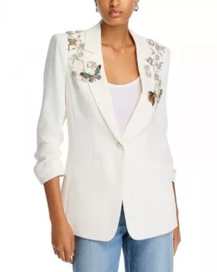 Diamond Vines Khloe Embellished Blazer