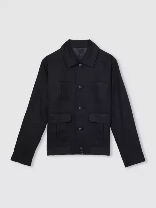 Adam Linen Four Pocket Jacket
