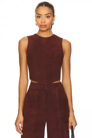 Sammy Suede Top