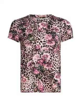 The Young and the Restless Sharon Case Leopard Floral T-Shirt